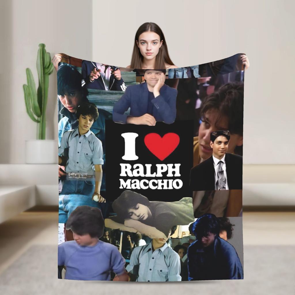 Ralph Macchio Blanket Quality Super Soft  Throw Blanket Winter Camping Living Room Print Bedspread