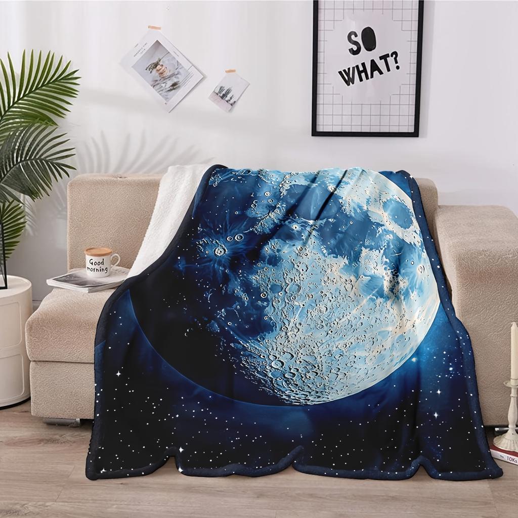 1pc Funny Blanket, Soft Blanket - Great for Home Decoration, Outdoor Excursions, Valentine'S Day, Thanksgiving, Christmas