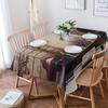 Tavolo da Tè Floreale Porta di Legno Tovaglia Decorazione Festiva Tovaglie Rettangolari Impermeabili Decorazione Matrimonio Copritavolo