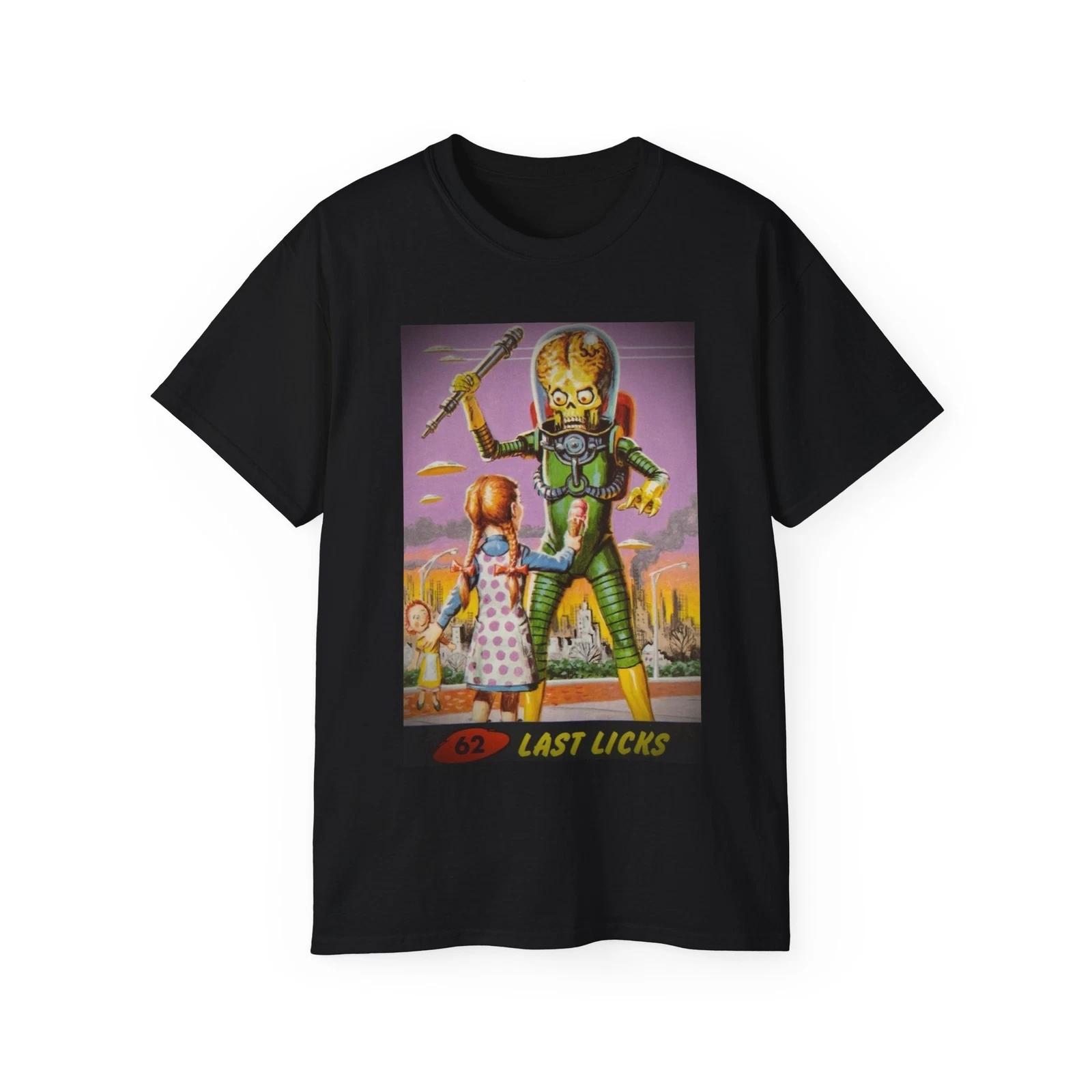Men s and Women s T-shirts Mars attacks aliens vintage 90s space Unisex Ultra Cotton Tee S