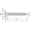 Vis universelle - SPAX - 1191010350455 - 3,5x45 mm - T-STAR Plus - Tête fraisée WIROX