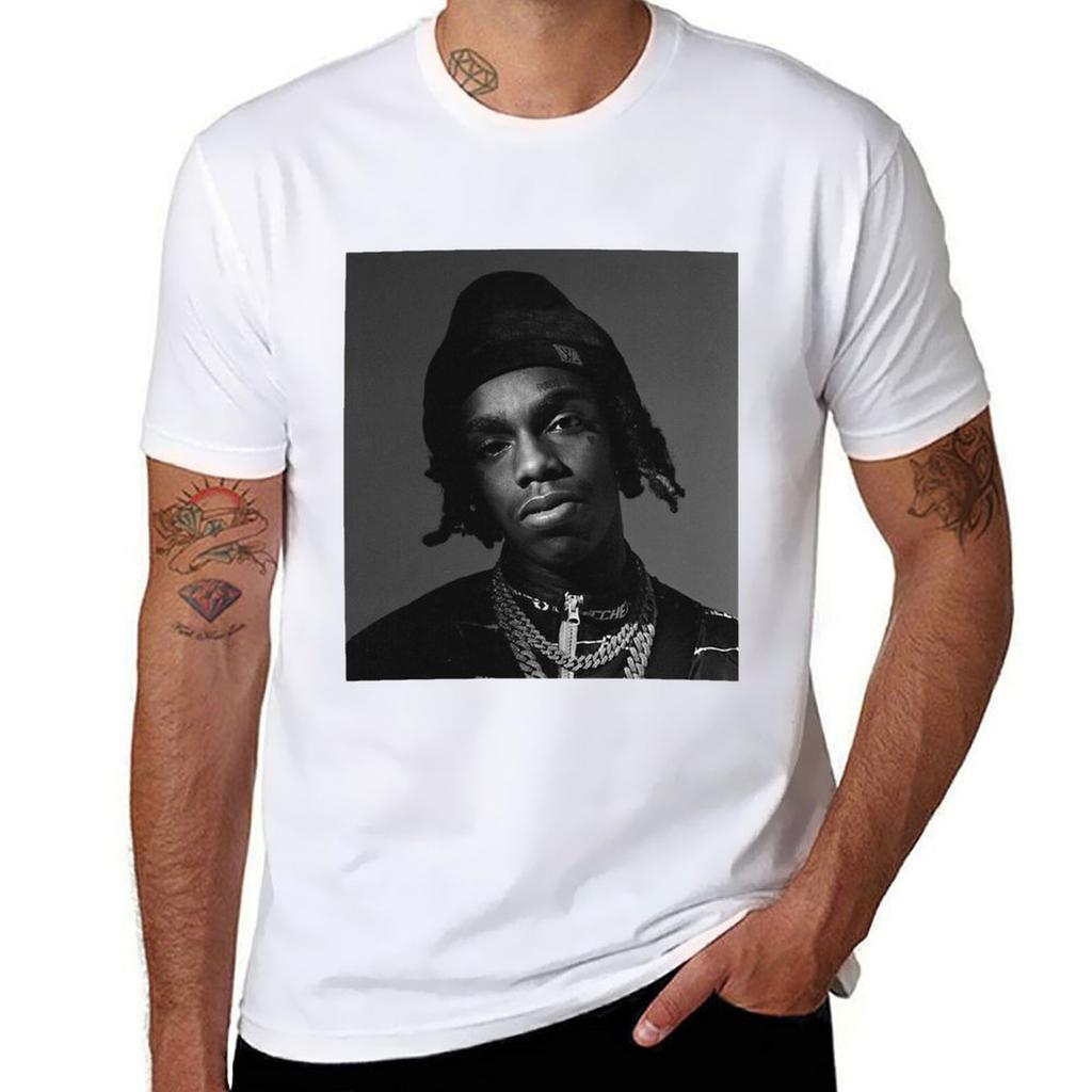 Ynw Melly Black Tshirt Streetwear Print Tee Shirt
