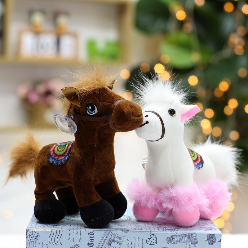 Simulated Horse Plush Toys Creative Year of The Horse Mascot Pendant Doll Home Decoration Zodiac Horse Hanging Decoration