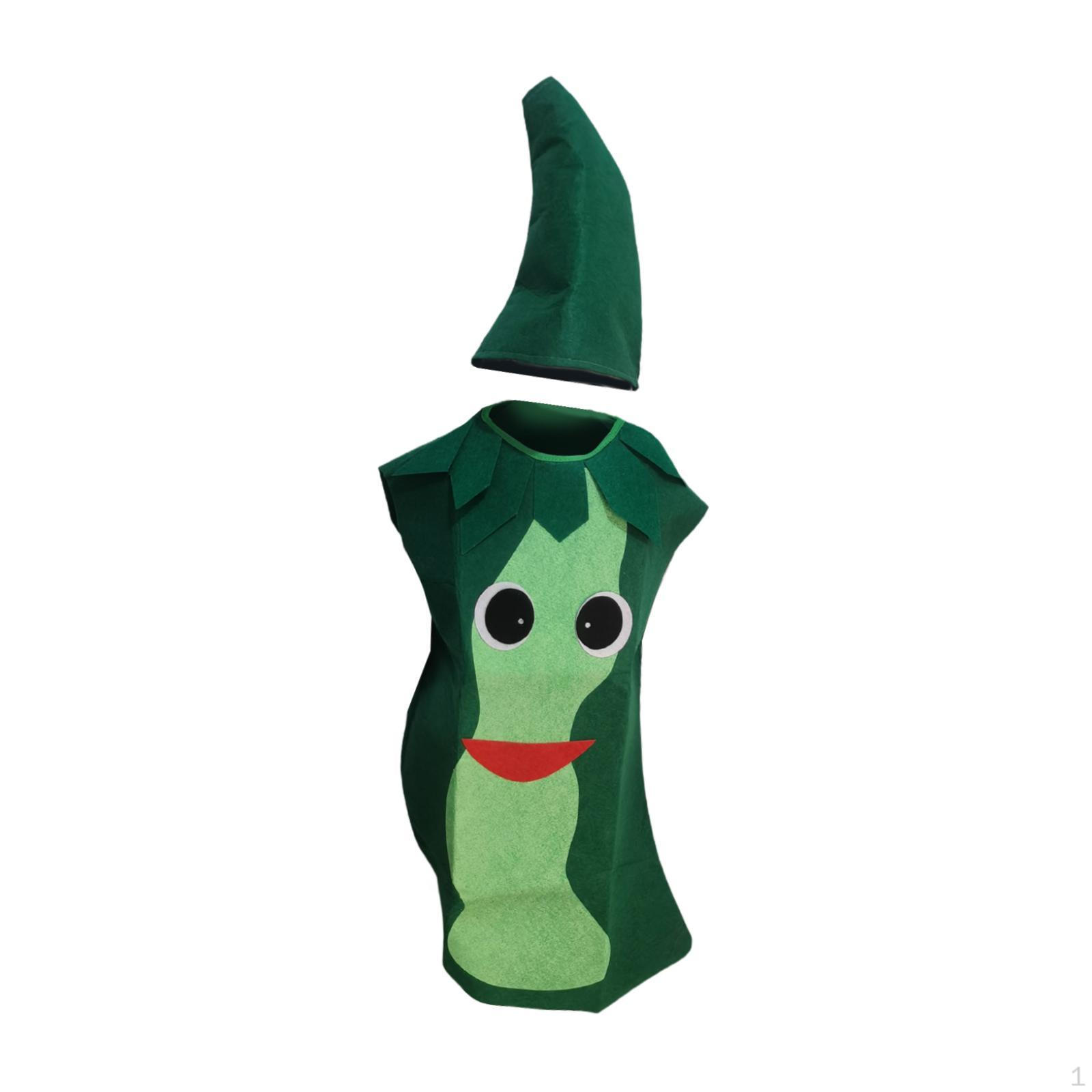 

Детский костюм фрукта со шляпой, набор реквизитов для мультфильмов, переодевание для выступления на сцене Momordica Green