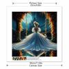 5D DIY Diamond Painting Decorative Princess Swings Full Round Drill Scenery Diamond Embroidery Cross Stitch Kits Home Decor Gift