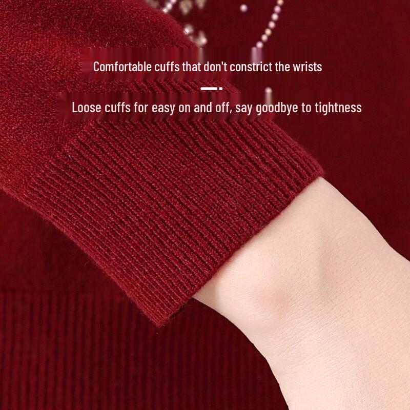 Datang Furen Women's Embroidered Knit Cardigan