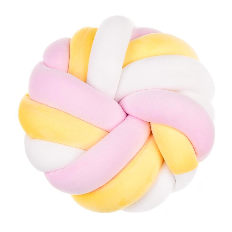 Round Handmade Knot Pillow Cushion Art Home Decor Pillows for Bed Pillows DIY Throw Pillows for Couch Sofa Bedroom Christmas Birthday Festival Gift