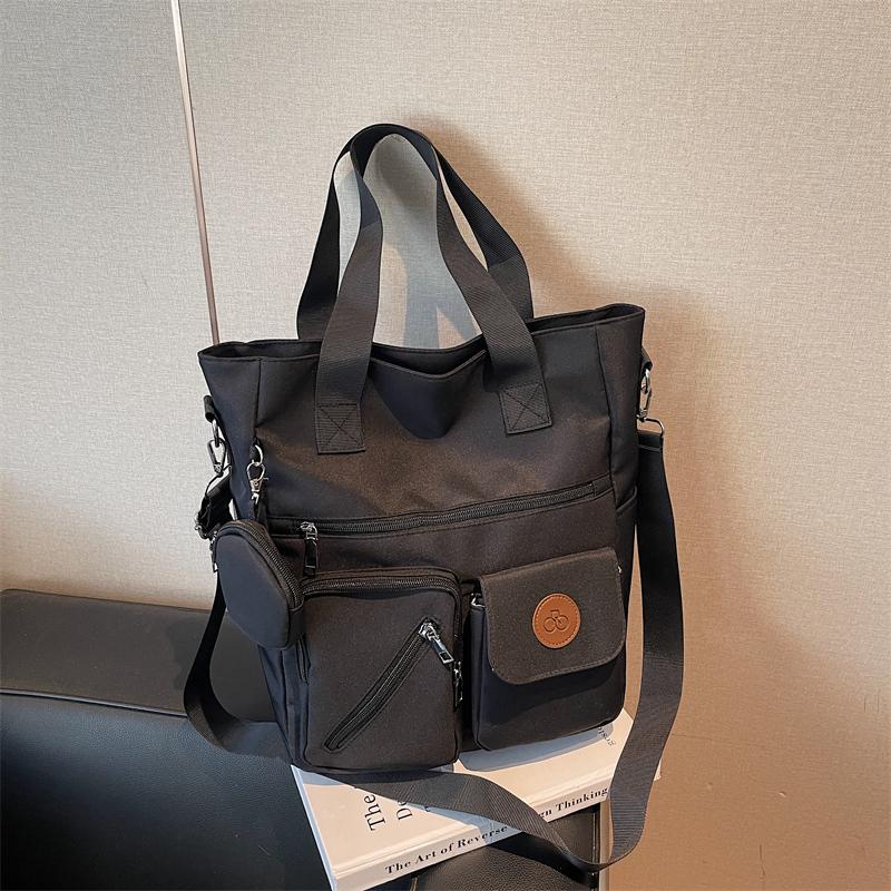 Crossbody Handbag Women's Multi-Pocket Tote Bag Lightweight Capacity Commuter Shoulder Bag