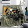 1Pc Halo Game Print Flannel Blanket, High Quality Comfortable for All Seasons, Home Decor, Warmth and Comfort, Perfect for Christmas Gifts 54