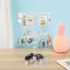 Save Space PP Plastic Creative Universal Earrings Necklace Bracelet Pendant Display Stand Rotating Jewelry Organizer