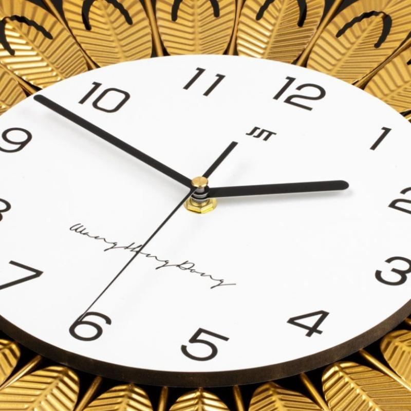 Metal Large Wall Clock Luxury Creative Wall Clock Restaurant Decorative Hanging Clocks Living Rooms Decoration Accessories