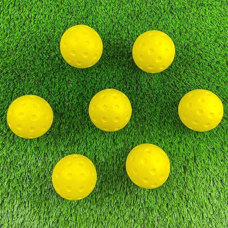 1/3Pcs Silent Pickleball Indoor Entertainment Silent Practice Ball Pu Foam High Bounce Resistance Not Disturbing People