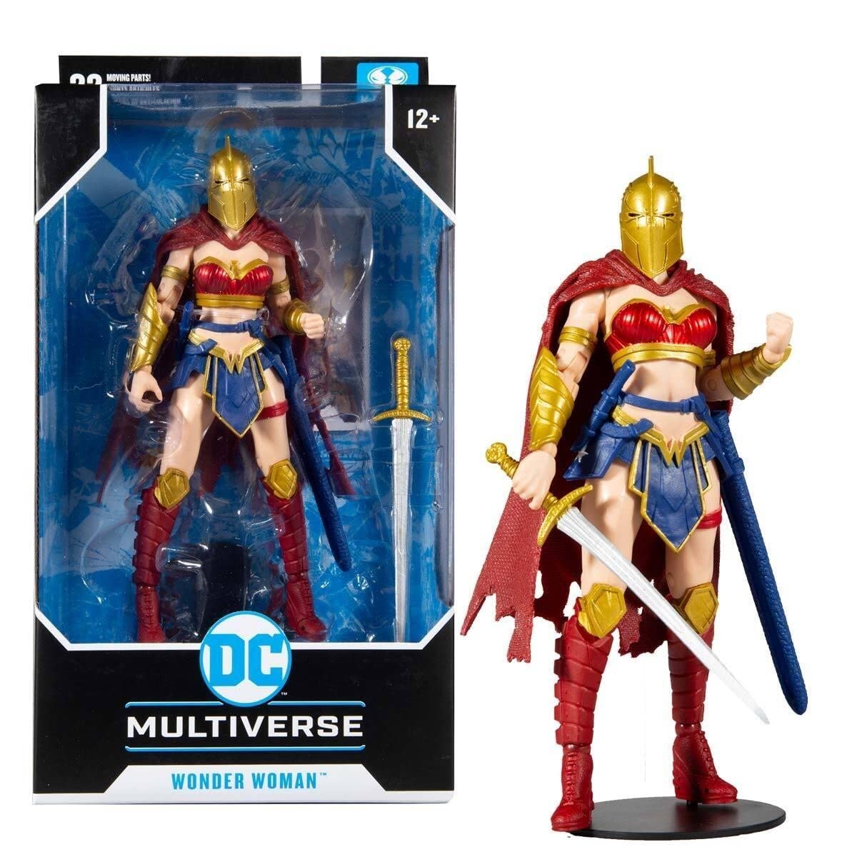 

DC Multiverse Action Figure Comic Series Wonder Woman with Helmet of Fate 7-inch -