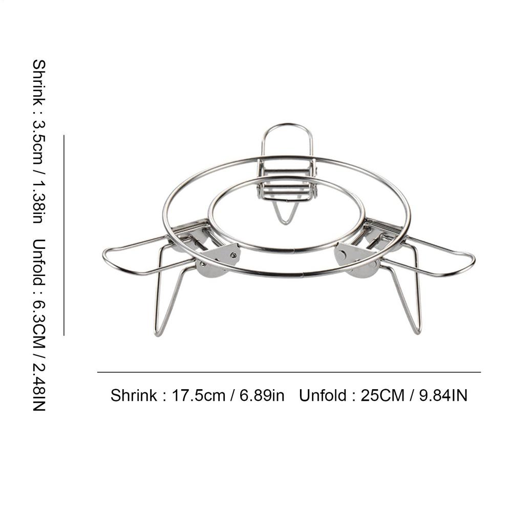 6-8inch Air Fryer Rack Multipurpose Oven Grill Baking Racks BBQ Steamer Roasting Holder Stainless Steel Cooking Accessories