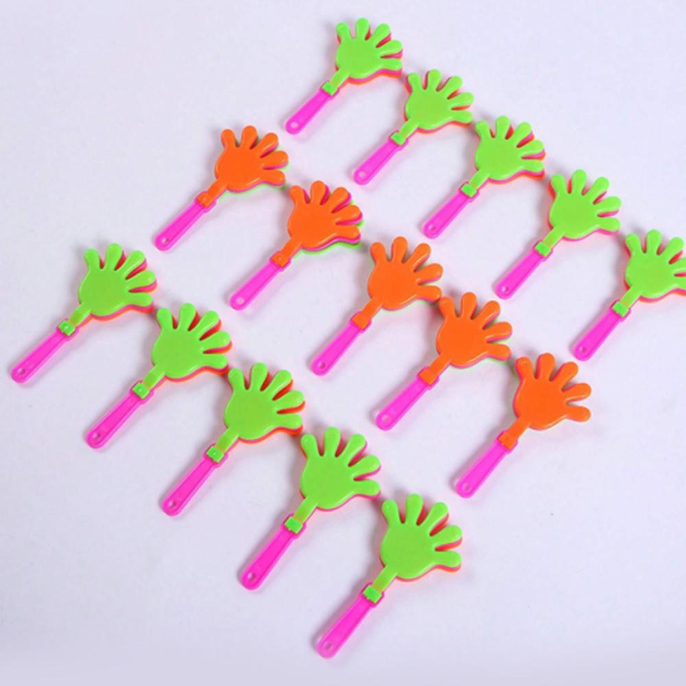 10Pcs Mini Hand Clappers Noisemakers Cheering for Sporting Events Game Day Birthday Party Favors