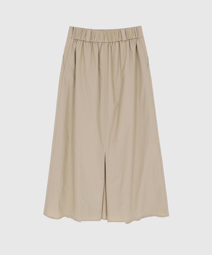 Sigreat Drape Wrap Skirt_Beige