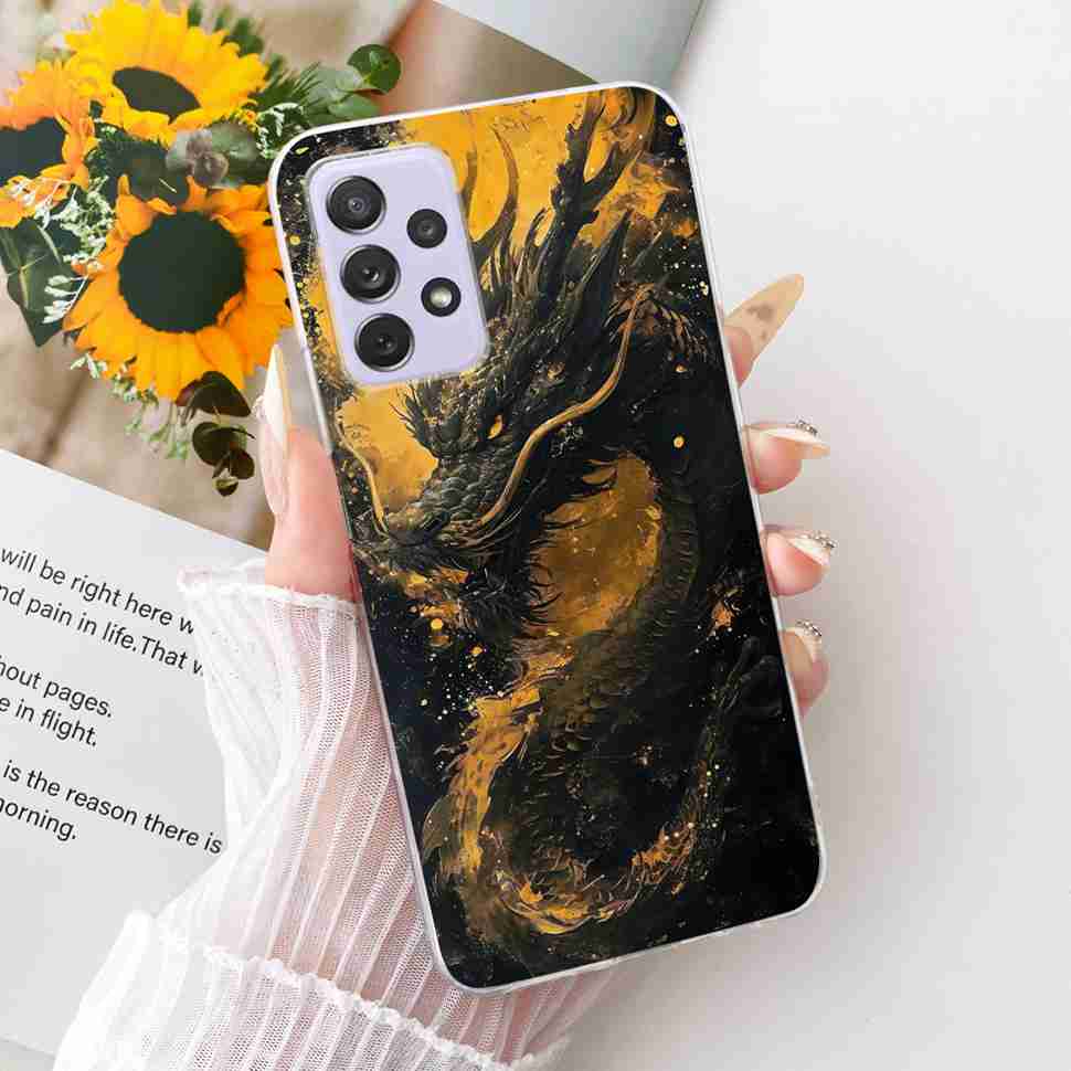 Für Samsung A72 Hülle SM-A725F Fundas Weiches Silikon Luxuriöse Bemalte Abdeckung Hüllen Für Samsung Galaxy A72 Gehäuse Bumper