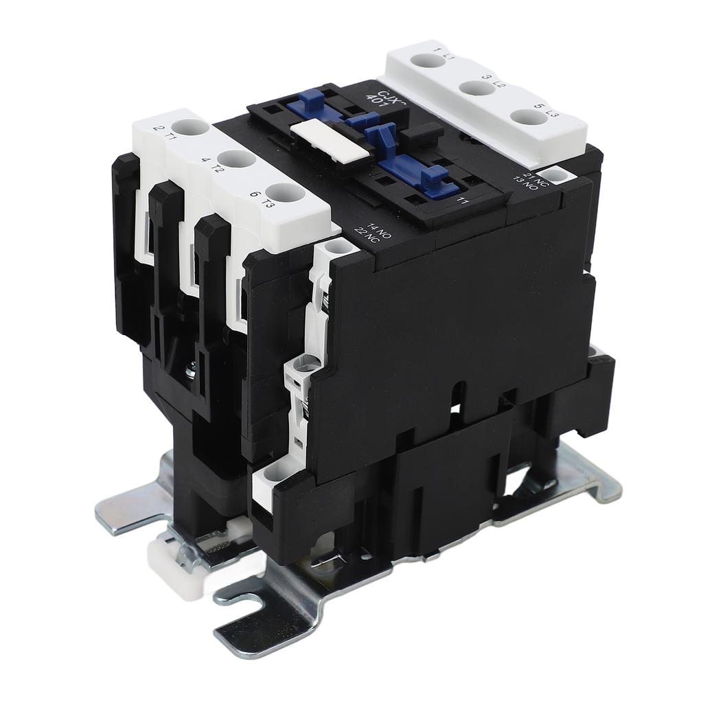 AC-Schütz 220V 3P 1Ö 1S Hilfskontakt 3Ö Hauptschienenmontage Silberkontakt Niederspannungsmotorsteuerung