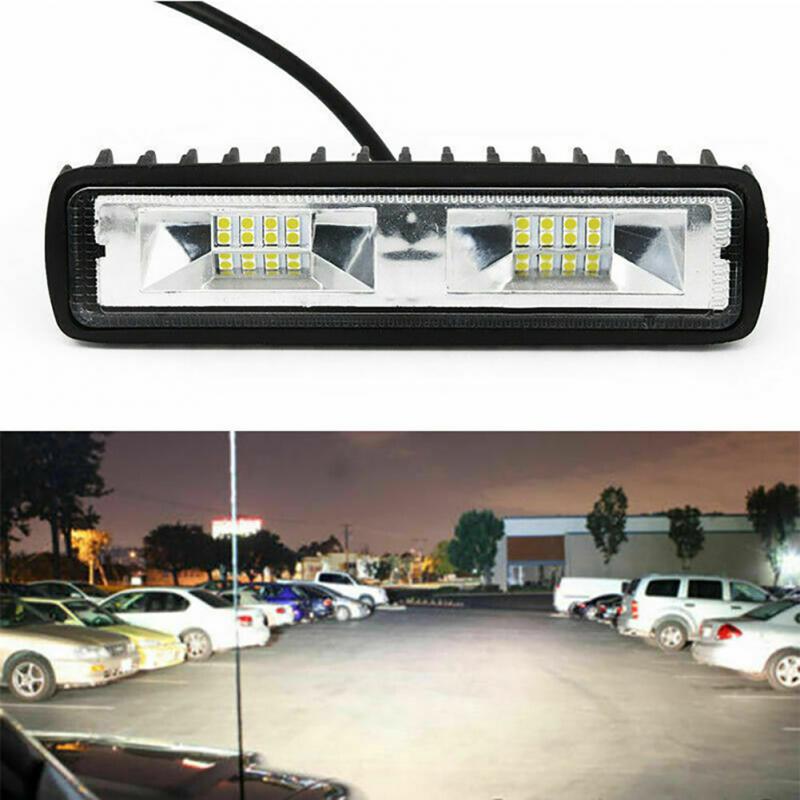 Flood Spotlights Superbright 16led 48w For Offroad Truck Tractor Boat Car Accessories Driving Fog Lamp Weatherproof 16 Led