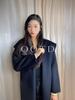 Dalian NSS Autumn/Winter Women's Hooded Loose Fit Double-Sided Cashmere Wool Coat