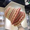 Handwoven Bucket Hat Female Dome Versatile Face Small Summer Hollow Niche Retro Bucket Hat Tide