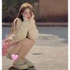 2025 Women's Loose Plus Size Fleece-Lined Sweatshirt - Versatile Spring & Autumn Petite Round Neck Hot Seller Top