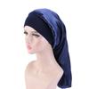 Long Satin Bonnet Sleep Cap Hair Care Night Sleep Cap for Women Braids Curly Hair Natural Hair Adjustable Sleep Cap