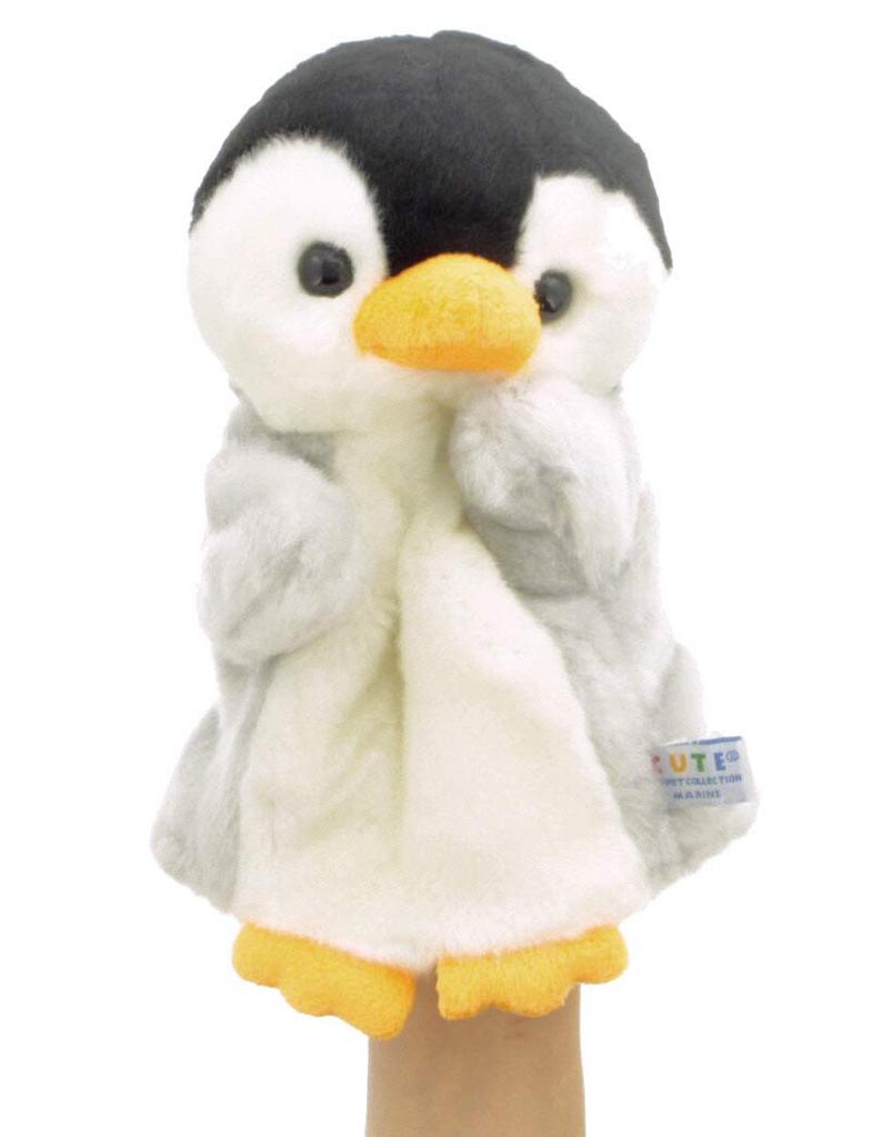 PUPPET COLLECTION MARINE Baby Pingvin Handdocka Svart