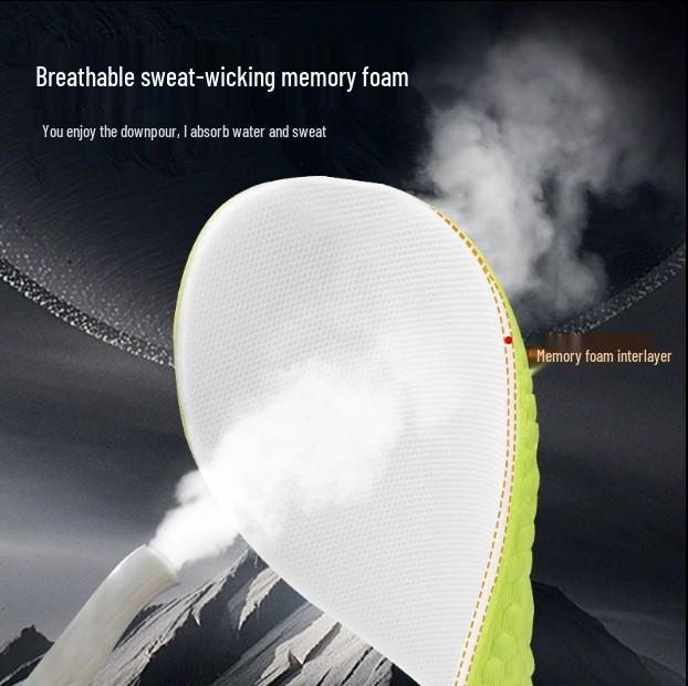 Height Boost Insoles: Shock-Absorbing, Breathable Inserts for Men's and Women's Sports Shoes