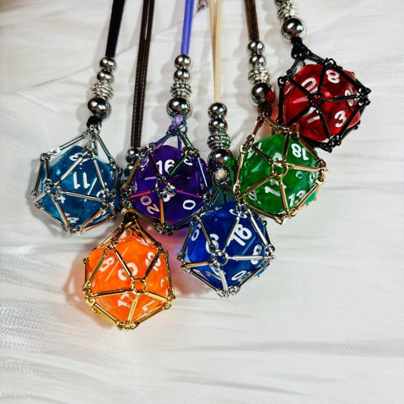 Fashionable Adjustable Metal Cage Necklace Crystal Holder Pendant Neckchain For Men Women Stylish Jewelry Accessories