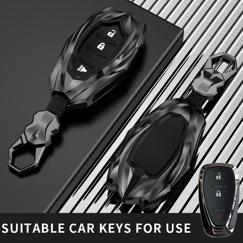 Fit For Chevrolet Car Key Case Cover Shell Ring Housing Chain Chevy Malibu Camaro Cruze Sonic Traverse  Volt Bolt Equinox