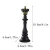2026 Trending Chess Decor Set,King Queen Knight Chess Piece Decor Sculpture Ornament Collectible Figurine for Home House Office