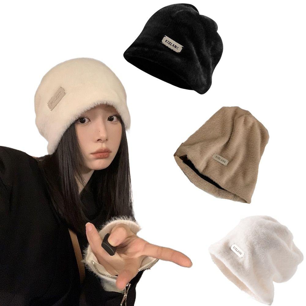 Warm Autumn Winter Hat Cold-proof Beanies Hats Cold Hat Slouchy Chemo Cap  Indoor Outdoor
