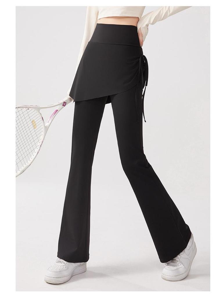 Women's High-Waisted Slimming Yoga Flare Pants with Hip-Lifting Design