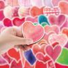 50 Valentine's Day Love Doodle Stickers Luggage Laptop Skateboard Mobile Phone Waterproof Decorative Stickers