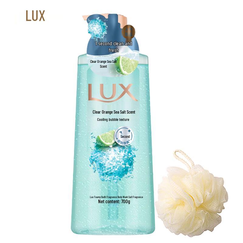 

LUX Bubble Refreshing 2-in-1 Shower Gel with Green Orange & Sea Salt Scent