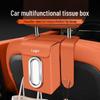 Car-mounted Tissue Box & Storage Set for Jeep Cars - Functions As Tissue Holder, Phone Holder, and Car Hook.