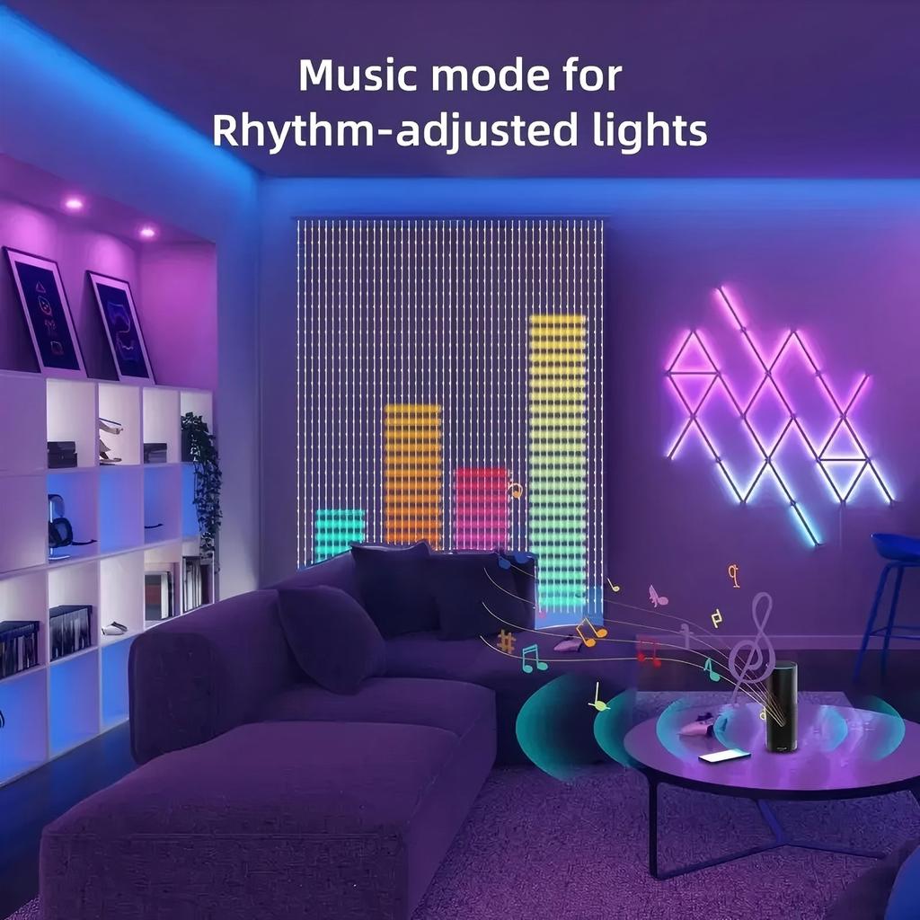 400 LED Intelligent Gardinlys U.S. Koble til strømforsyning Enkel installasjon Innendørs og utendørs dekorativ belysning DIY-paradigme