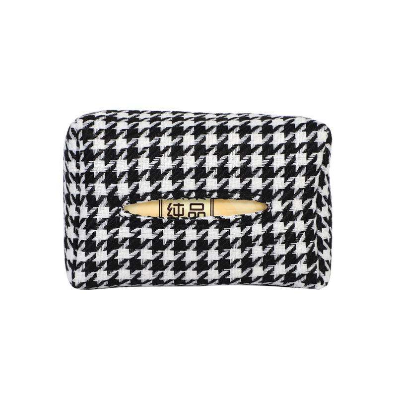 Advanced Sense Thousand Bird Lattice Cutie de șervețele pentru mașină Scaun de mașină pentru femeie Spate Cotiera Cutie de hârtie Cutie de sertar Cutie de cotitură pentru brațe de mașină Materiale pentru decorarea interioară a mașinii