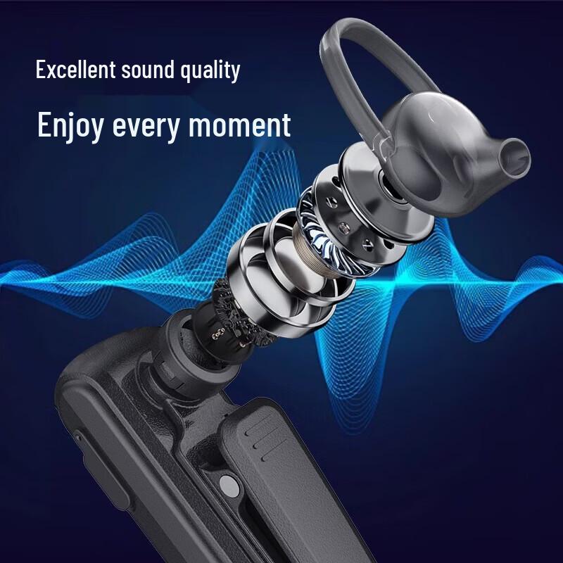 OUXING M8 Bluetooth Ear-Hook Public Network Earpiece (CN version)