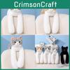 Lifelike And Touchably Soft Plush Cat Figure In Various Colors Ideal For Ages All