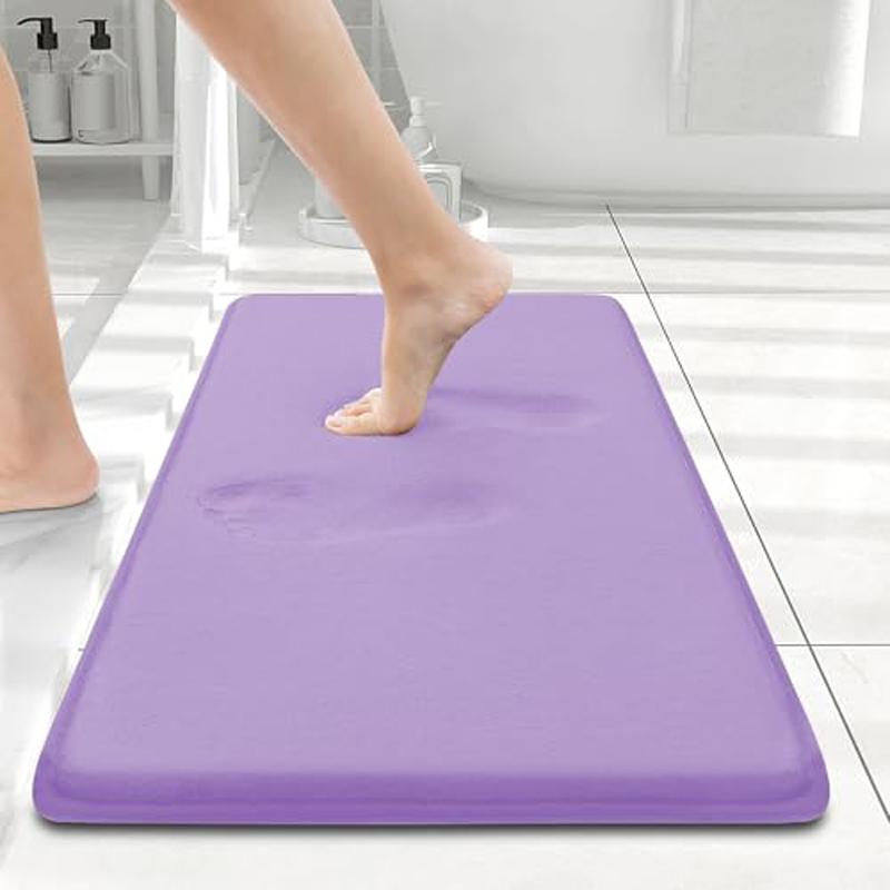 Tappetino da Bagno Morbido Olanly Antiscivolo Tappetini per Doccia Bagno Tappeto in Memory Foam Tappetino Morbido per Piedi Pavimento in Pietra Tappeto Super Assorbente ad Asciugatura Rapida