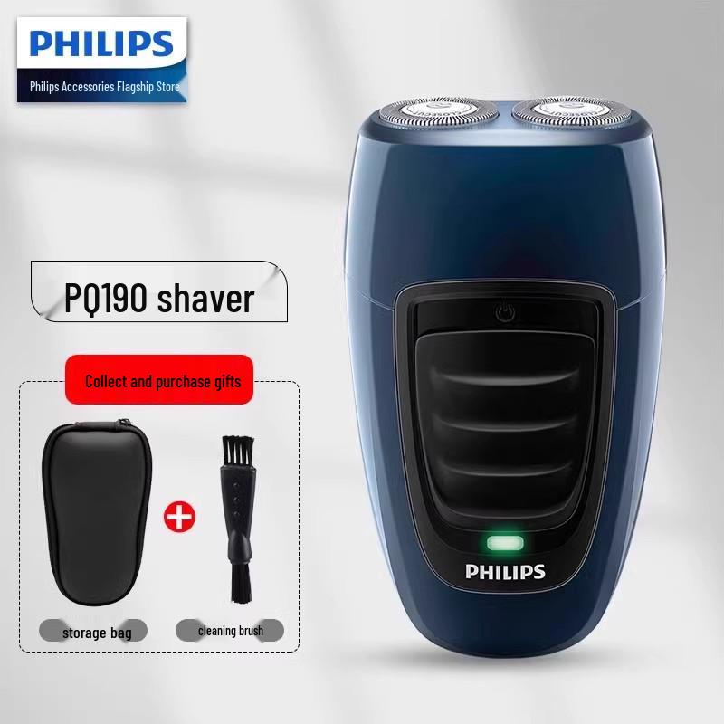 Philips PQ182/190 Tragbarer Elektrorasierer für Herren mit automatischem Schleifsystem