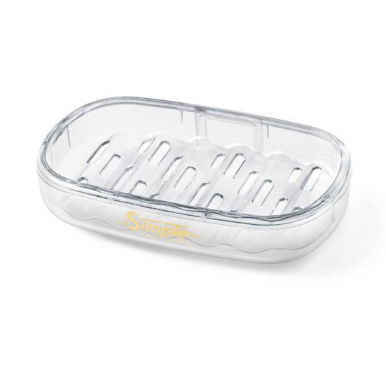 Non-Slip Soap Holder Strong Suction Multifunctional Drainable Soap Drying Rack-Wall-Mounted Soap Saver Tray