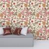Modern Floral Peel and Stick Wallpaper Pink/White Flower Vinyl Self Adhesive Contact Paper Removable Wallcoverings Home Decor