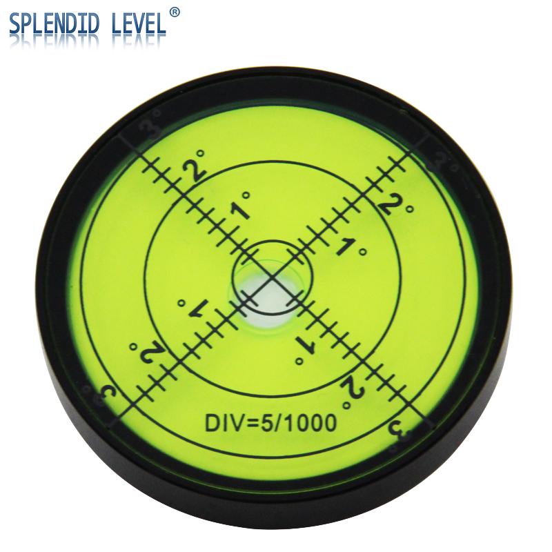 Level 6010 High Precision Magnetic Round Spirit Bubble - 15 Arcseconds Portable Horizontal Level