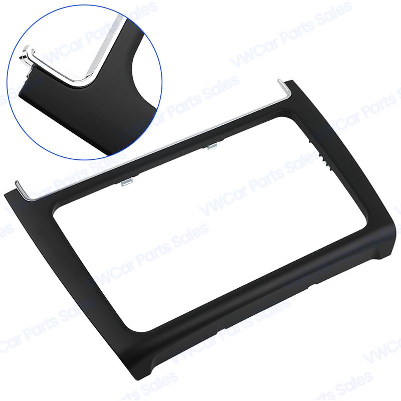 For VW MQB POLO 6C 6R 2014-2017 Car Radio Trim OEM MIB Frame Headunit Screen Bezel CD Plates Decorative Panel
