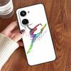 Gymnastics Watercolor Printing For Realme 15 14 11 12 13 Pro Plus C35 C71 C75 C65 C55 C63 C61 C53 C51 C67 GT6 GT7 Pro Case