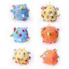 Pet Chew Toy Dot Printing Colorful Webbing Highly Elastic Bite-Resistant Cotton Filling Built-in Bell Noise Making Dog Toy