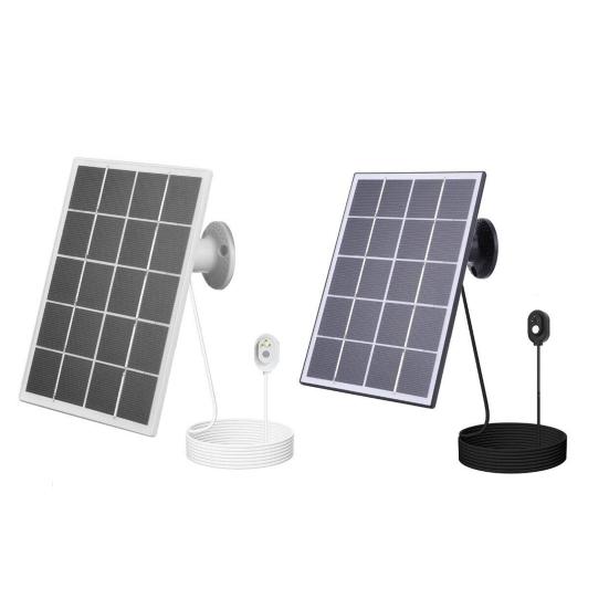 Solar Panels for Arlo Pro 4/Ultra 2/Pro 3 Lightweight Design Stable Power Output Outdoor Cameras Plug-and-Play Solar Charger